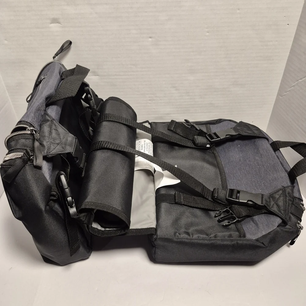 Goldbug‎ Diaper Bag Backpack Stroller Bag Gray Black Multi-Pocket Travel